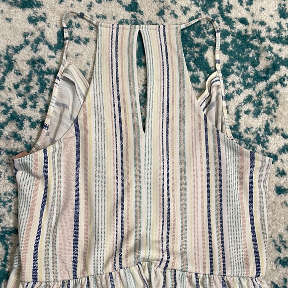 BCBG Generation Striped Midi Dress With Pockets - Picture 2 of 6